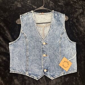 Bailey Rose Blue Denim Vest
